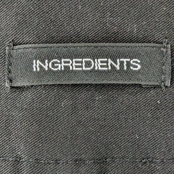 Women's INGREDIENTS Black Casual Hi-Rise Career Pants; Zipper; Size 16 - Picture 3 of 6